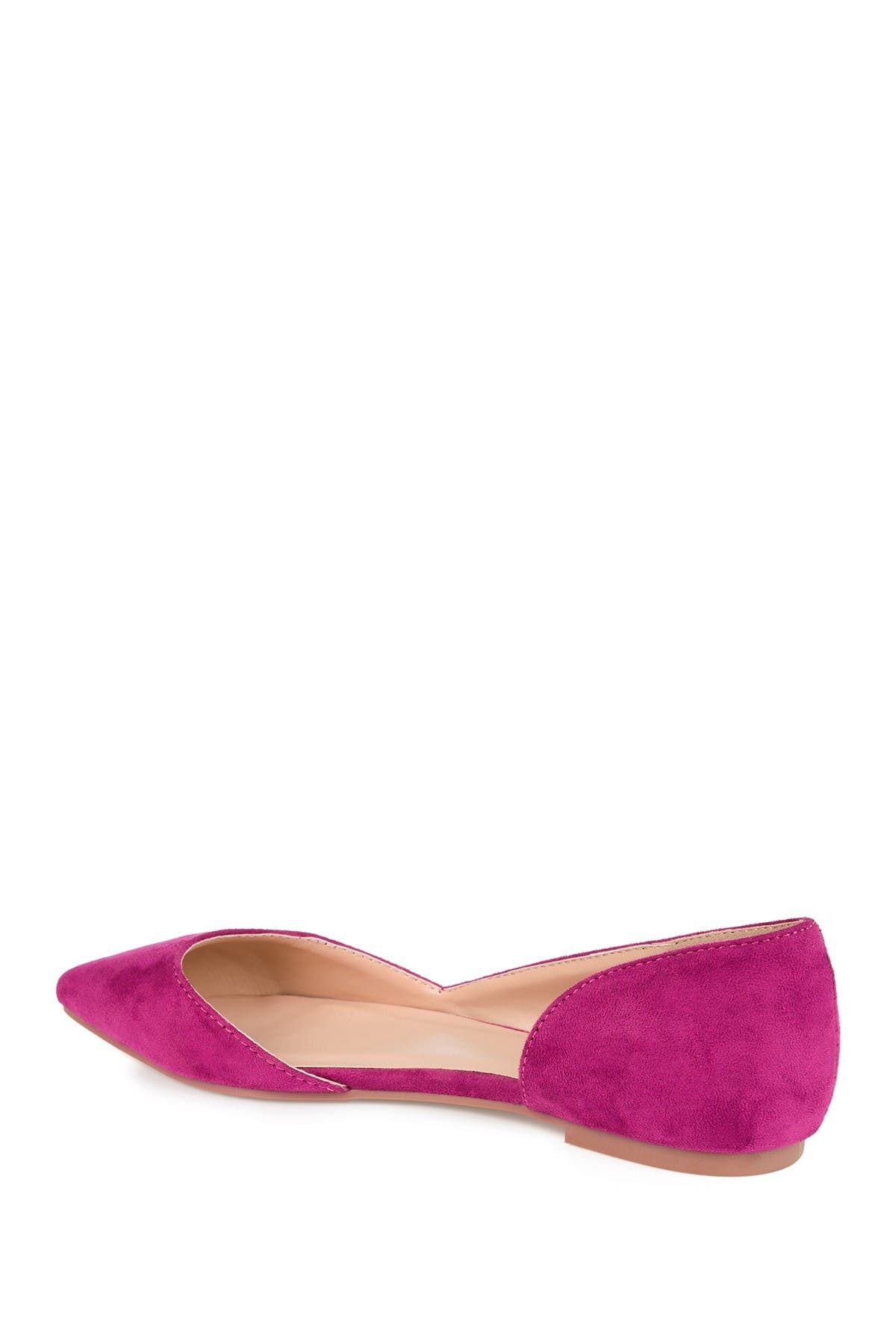 Journee Collection JOURNEE Ester d'Orsay Flat, Alternate, color, Plum