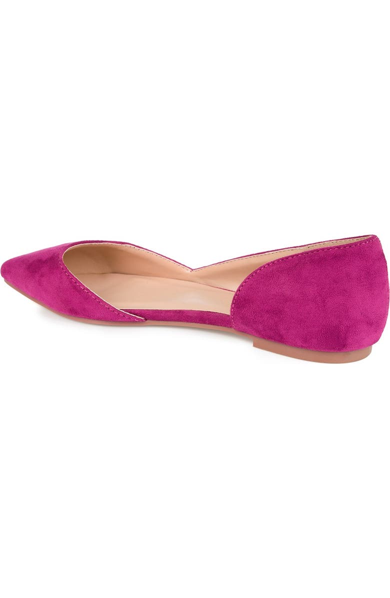 Journee Collection JOURNEE Ester d'Orsay Flat, Alternate, color, Plum