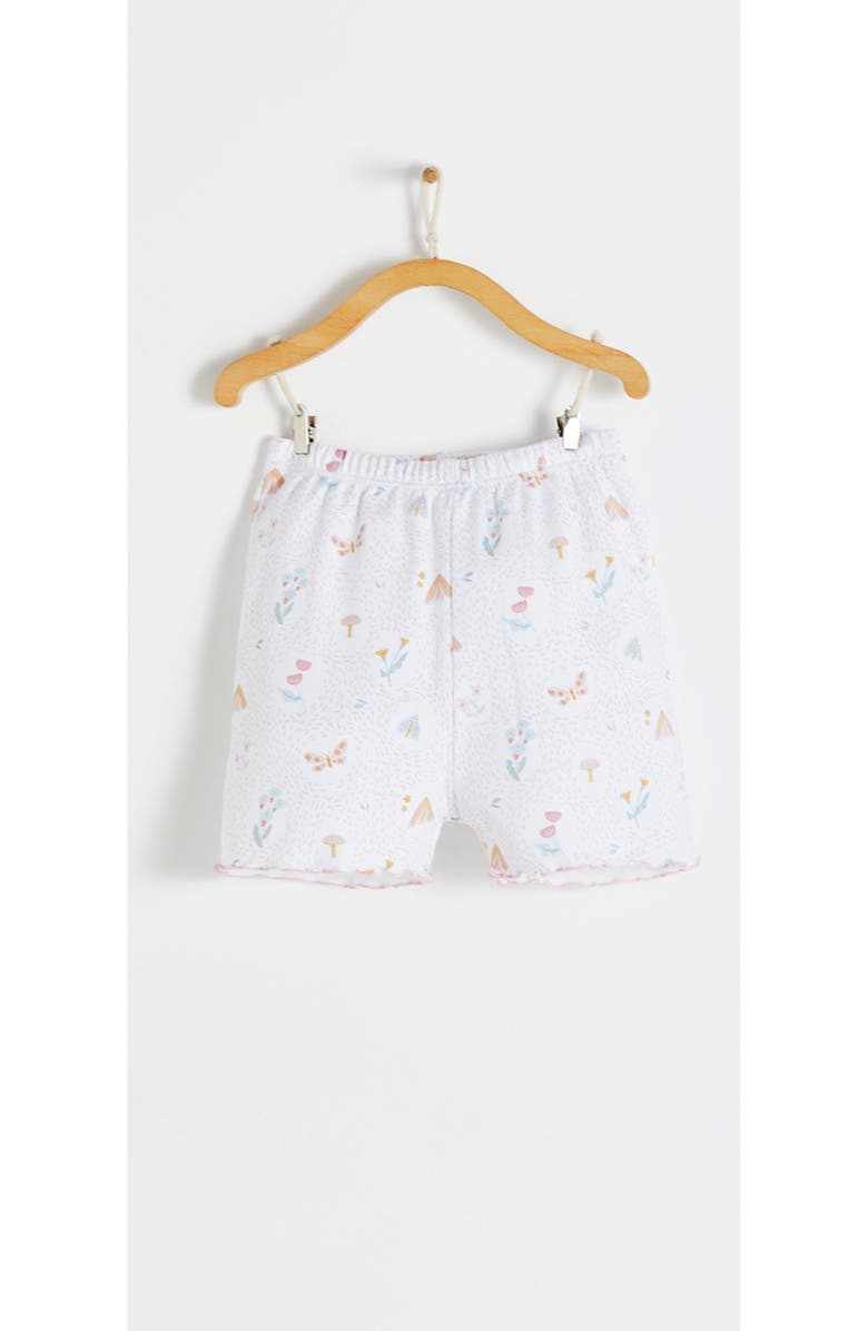 Babycottons Premium Peruvian Pima Cotton Delphine Short Tee & Pants Pajama Set for Infant, Alternate, color, Full Print