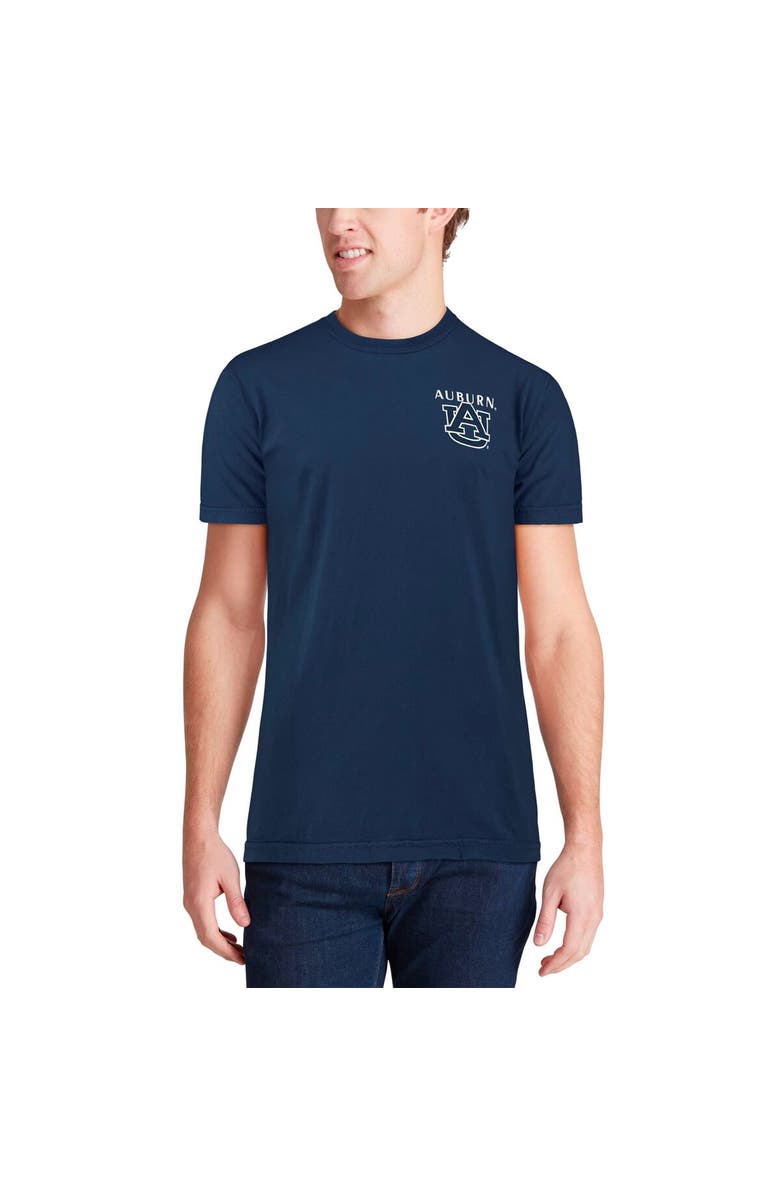 IMAGE ONE Men's Navy Auburn Tigers Campus Local Comfort Colors T-Shirt, Alternate, color, 