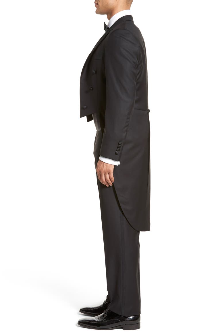 Classic Fit Wool Tuxedo, Alternate, color, BLACK