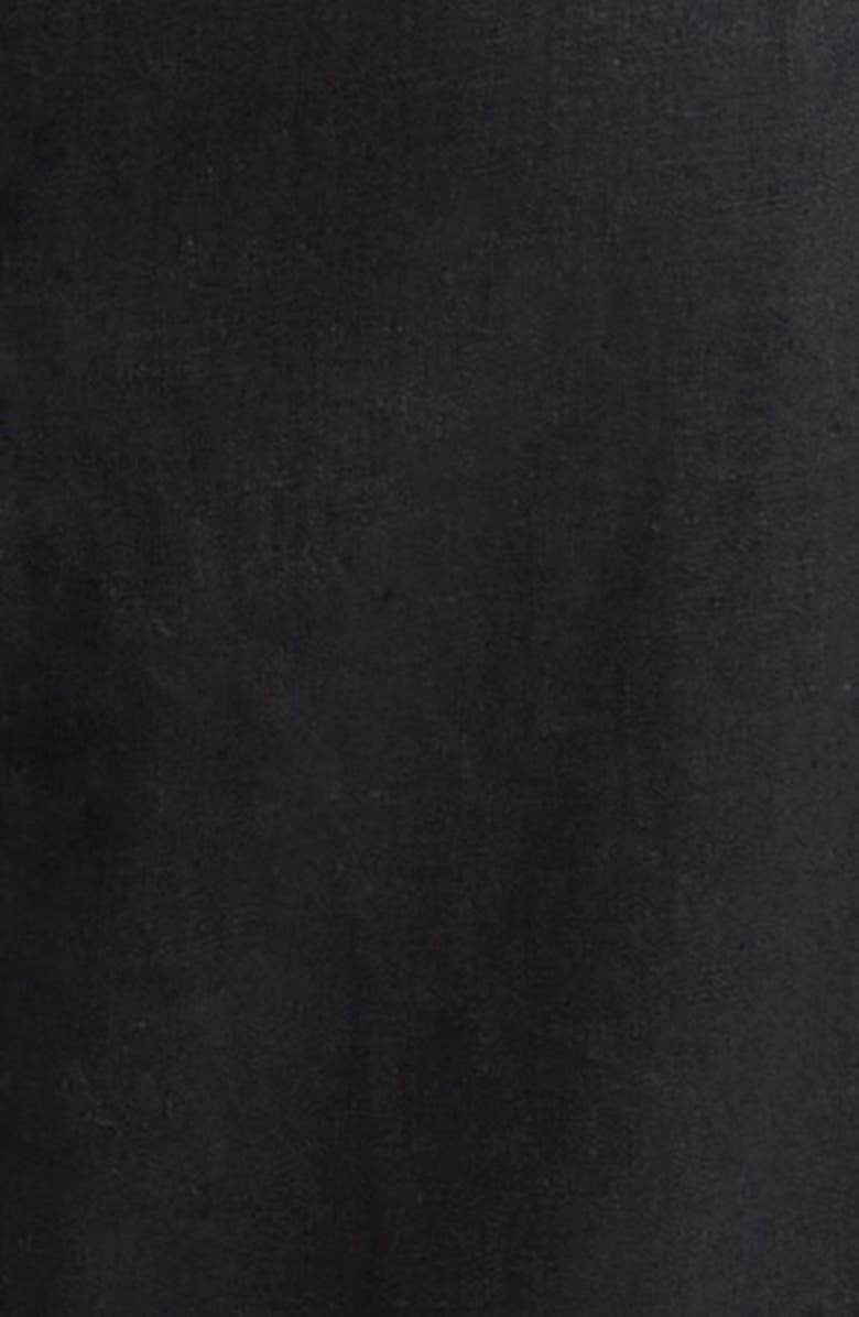 FARM Rio Contrast Detail Center Cutout Linen Blend Midi Dress, Alternate, color, 