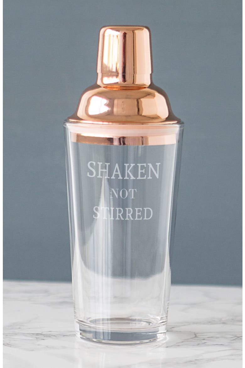 Shaken Not Stirred Cocktail Shaker, Alternate, color, METALLIC COPPER