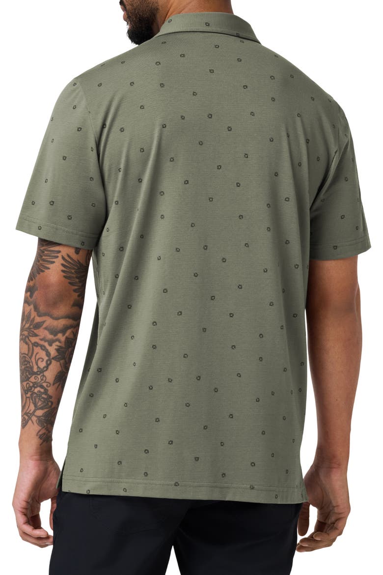 Performance Jersey Polo, Alternate, color, DARK OLIVE