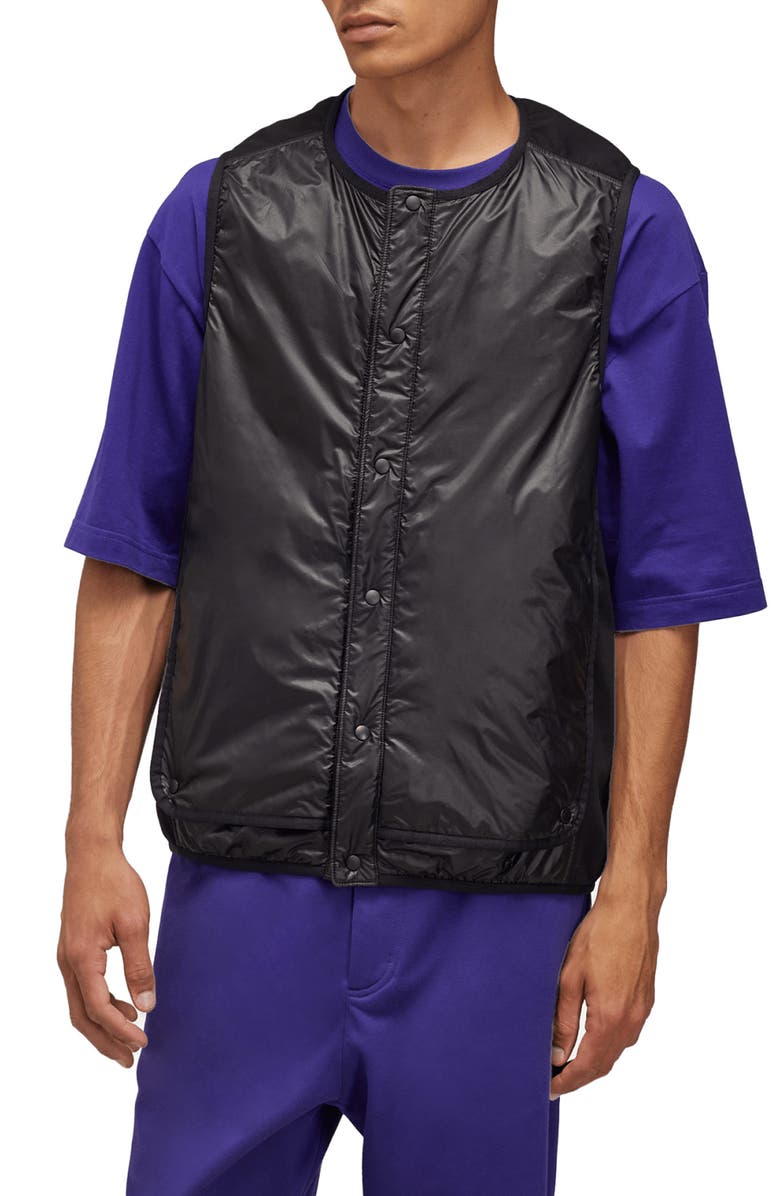 Y-3 Insulated Recycled Polyamide Ripstop Liner Vest, Main, color, 