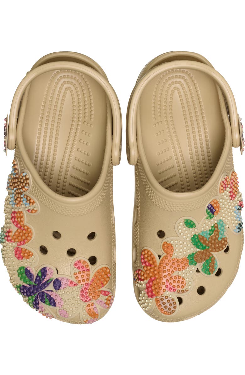 CROCS Classic Beaded Clog, Alternate, color, Beige