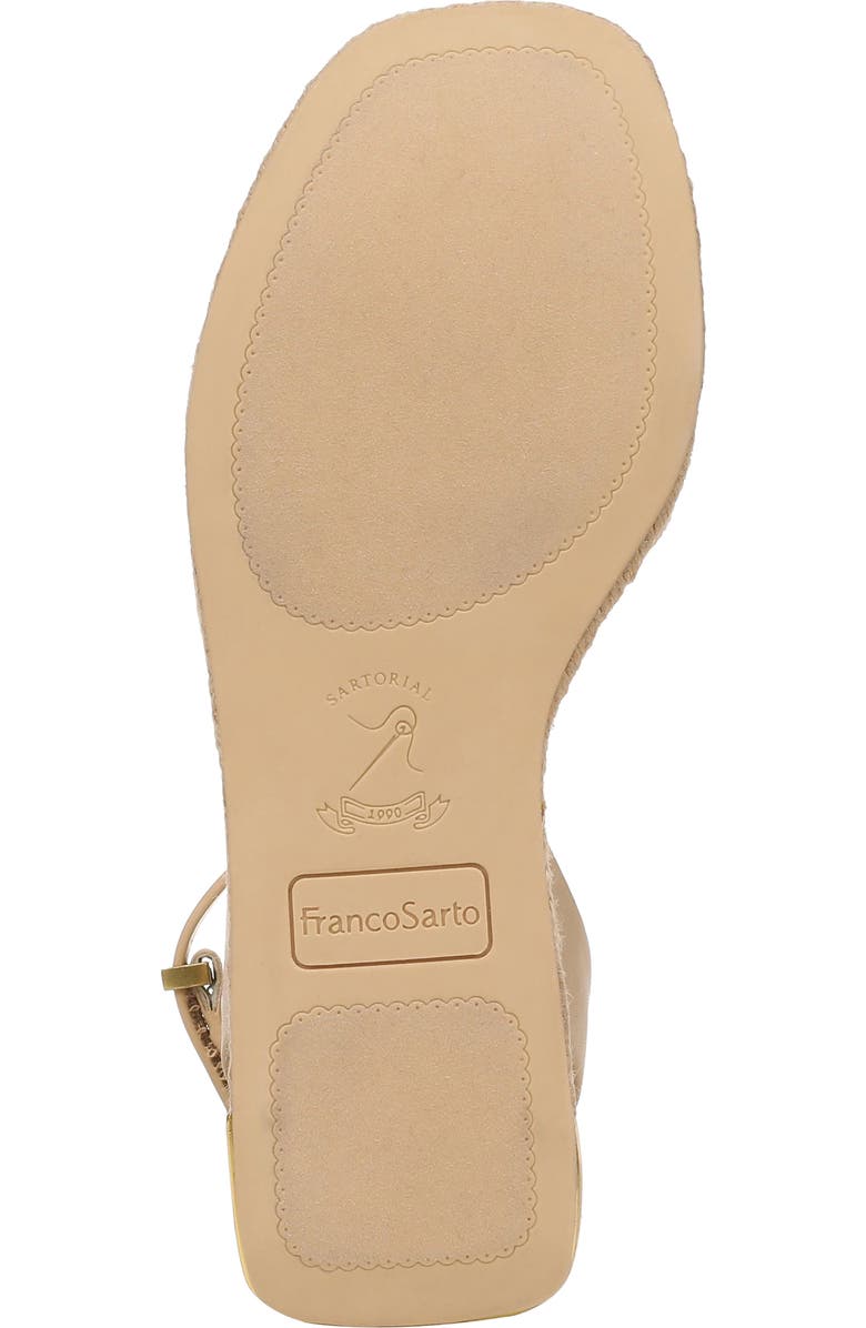 Franco Sarto Tiffany Platform Wedge Sandal, Alternate, color, Natural