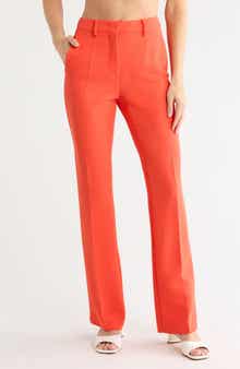 High Waist Tailored Trousers