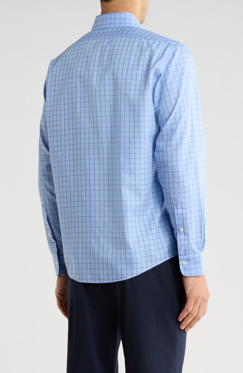 Brooks Brothers Regular Fit Non-Iron Dress Shirt, Alternate, color, Serenitygroundwp