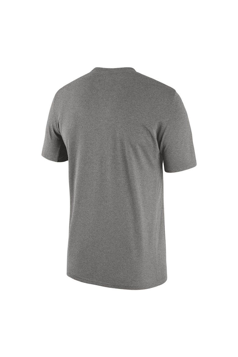 Men's Nike Heather Gray Georgia Bulldogs Campus Letterman Tri-Blend T-Shirt, Alternate, color, Heather Gray