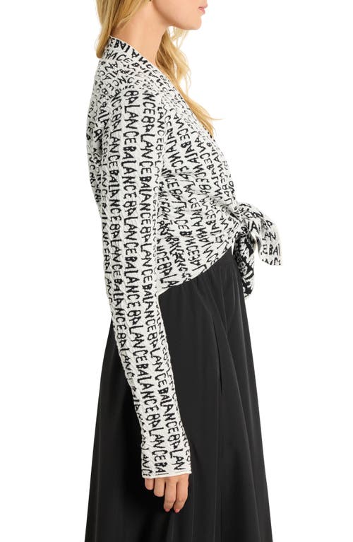 Nz Active By Nic+zoe Balance Reversible Cardigan In White Multi