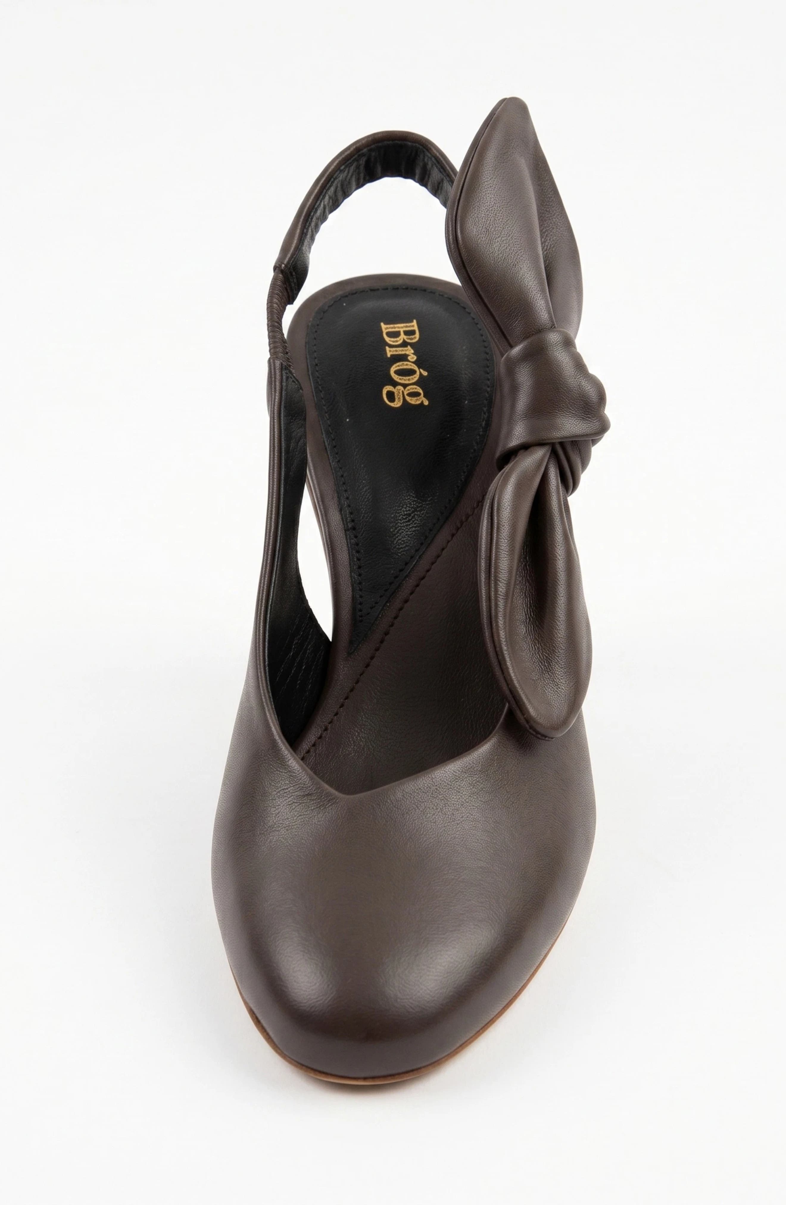 Una Slingback Pump Column Heel Cocoa Brown, Alternate, color, Cocoa Brown