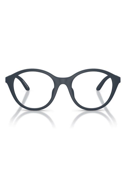 Kids' 48mm Round Optical Glasses