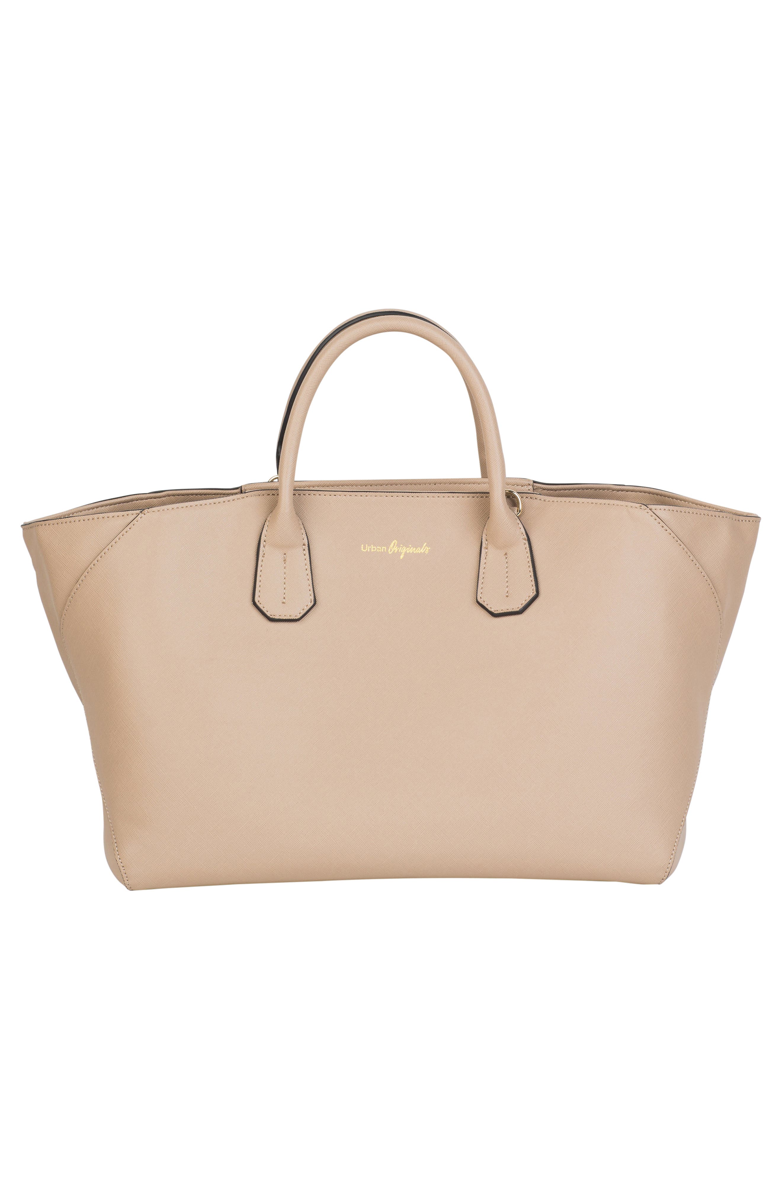 Be Kind Vegan Leather Tote, Alternate, color, TAUPE