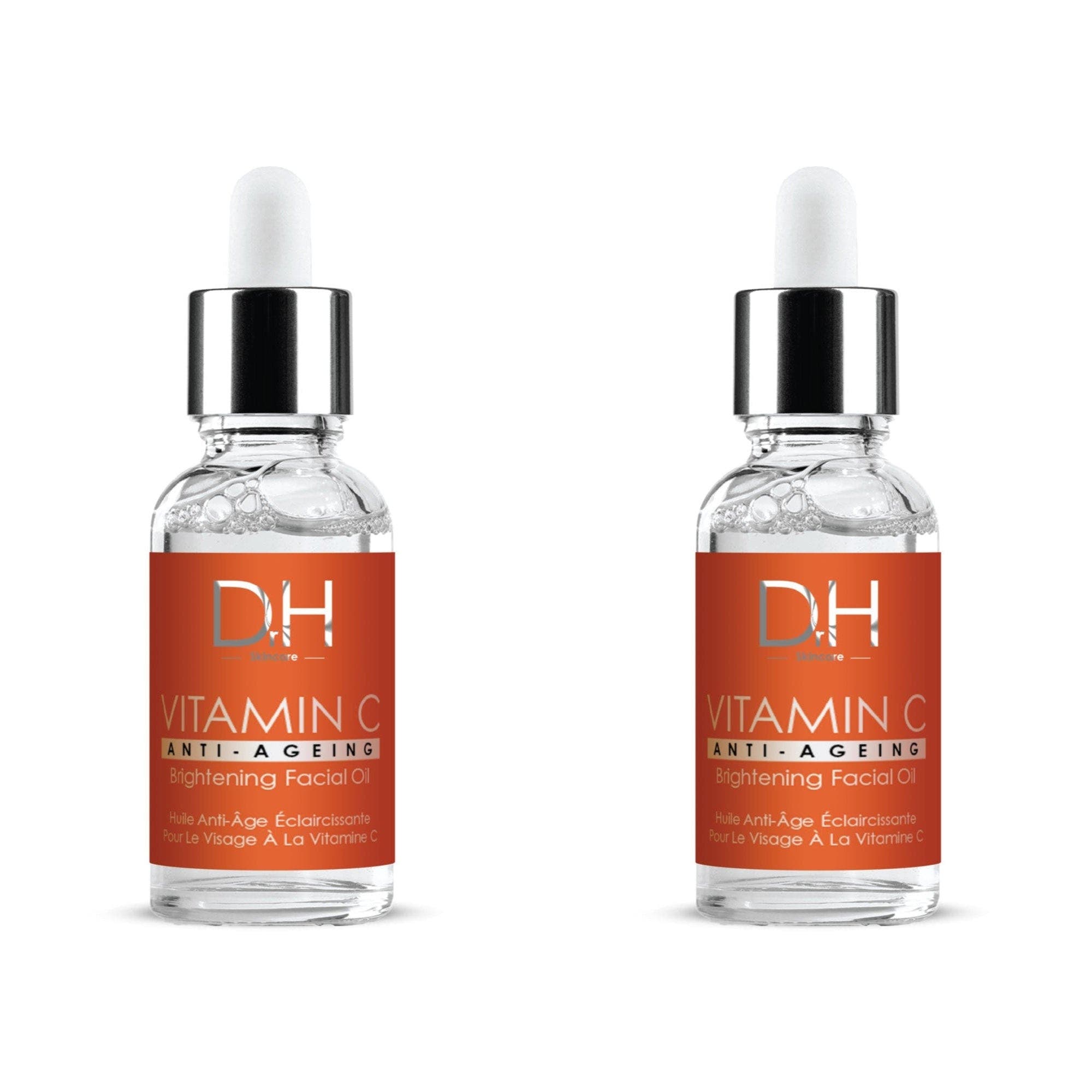 Dr. H Dr H Vitamin C Brightening Oil Facial Oil 30ml X 2 Duo Pack In White