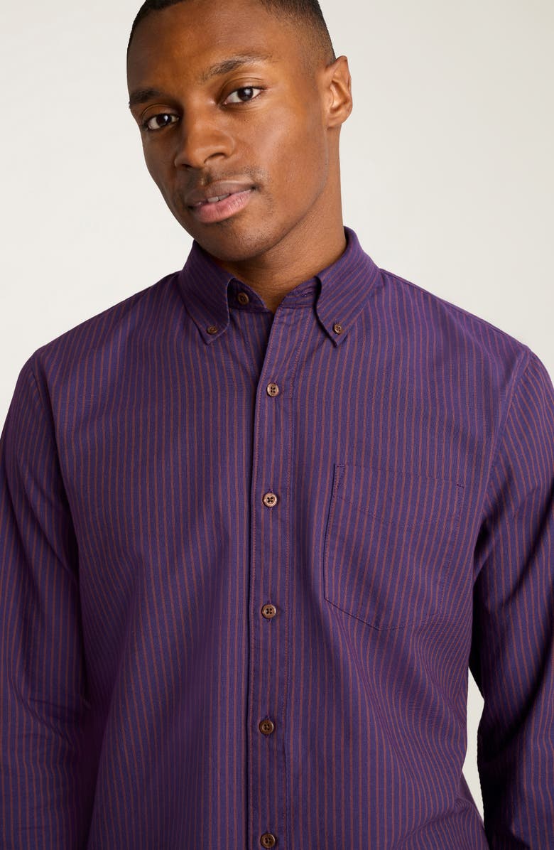 Bonobos Everyday Slim Fit nStripe Cotton Button-Down Oxford Shirt, Alternate, color, Dorsen Oxford Stripe