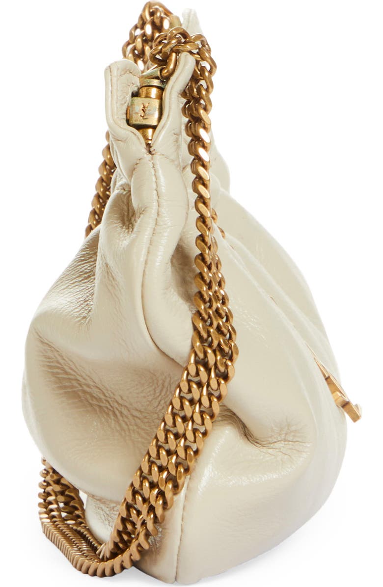 Saint Laurent Pac Pac Ruched Hobo Bag, Alternate, color,