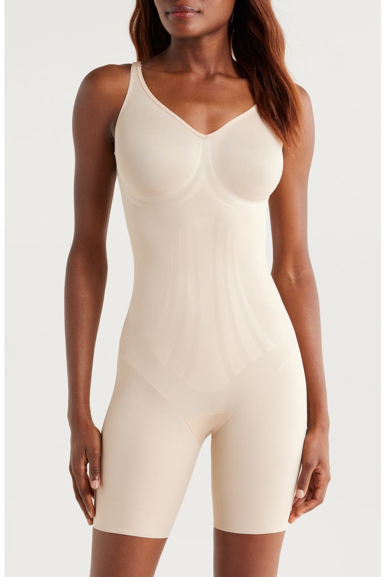 Modern Miracle Shaping Bodysuit, Main, color, WARM BEIGE