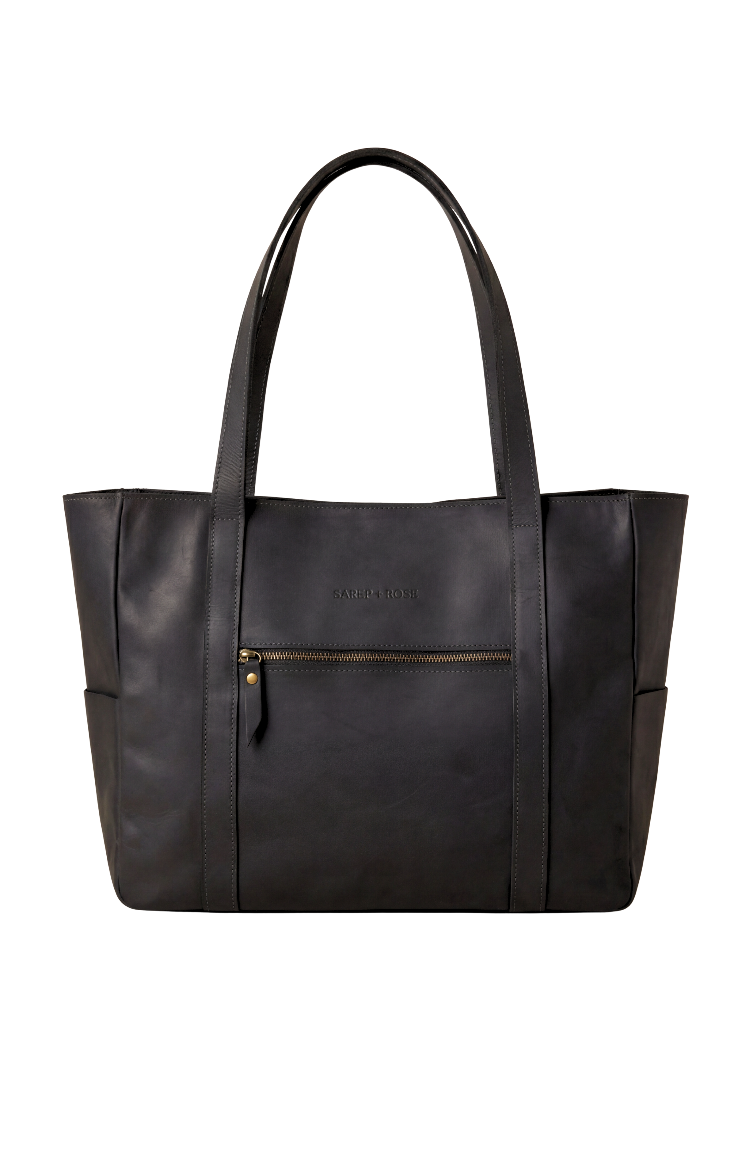 Sarep + Rose Cara Tote Bag, Main, color, Black Nubuck