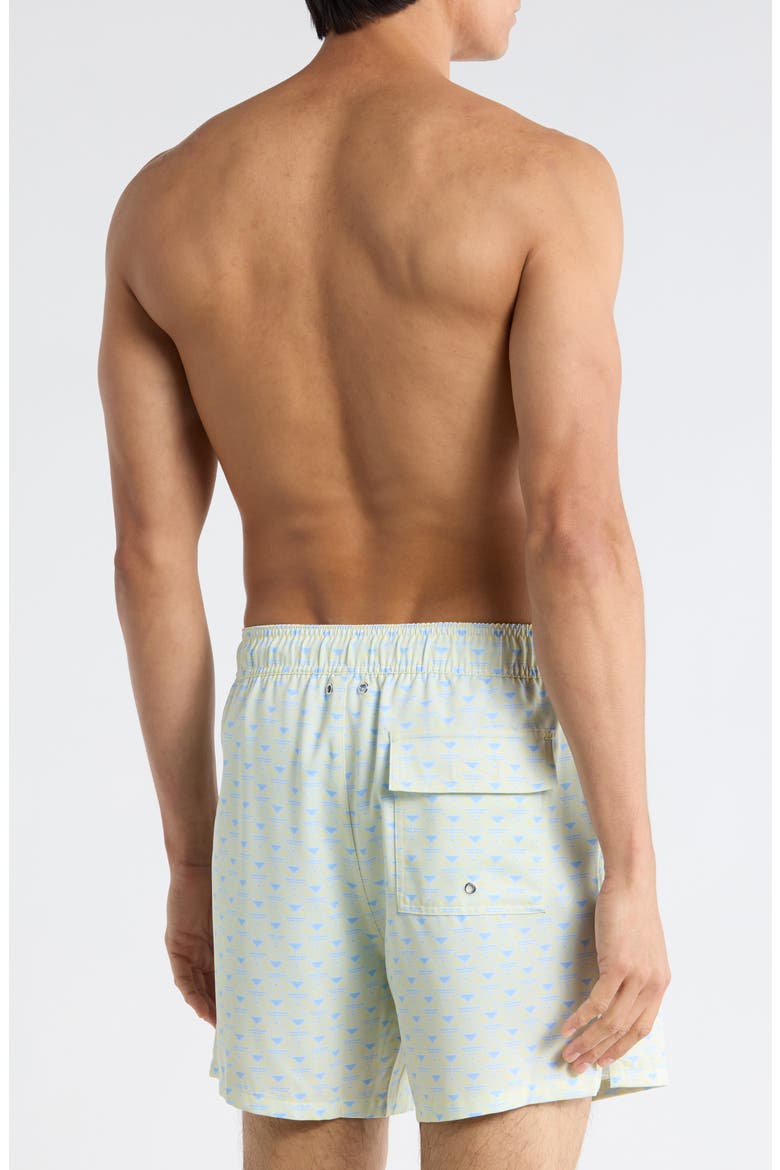 Martini Tower Swim Shorts, Alternate, color, YELLOW