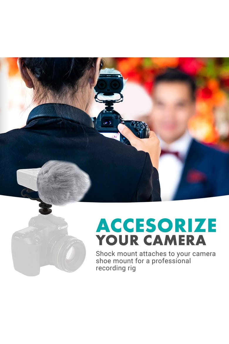 AEK-Z4 Audio Enhancement Kit for the Zoom H4n, H5, H6, Tascam DR-40, DR-05, DR-07, Alternate, color, Black