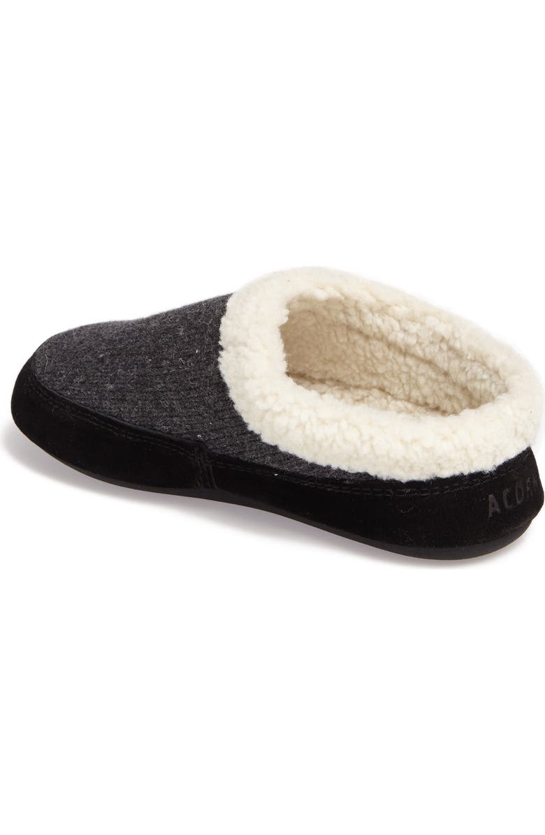 Acorn Faux Fur Mule Slipper, Alternate, color,