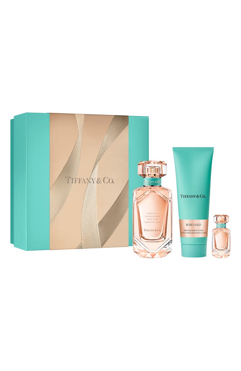 Tiffany & Co. Rose Gold Eau de Parfum 3-Piece Gift Set $206 Value, Main, color, 