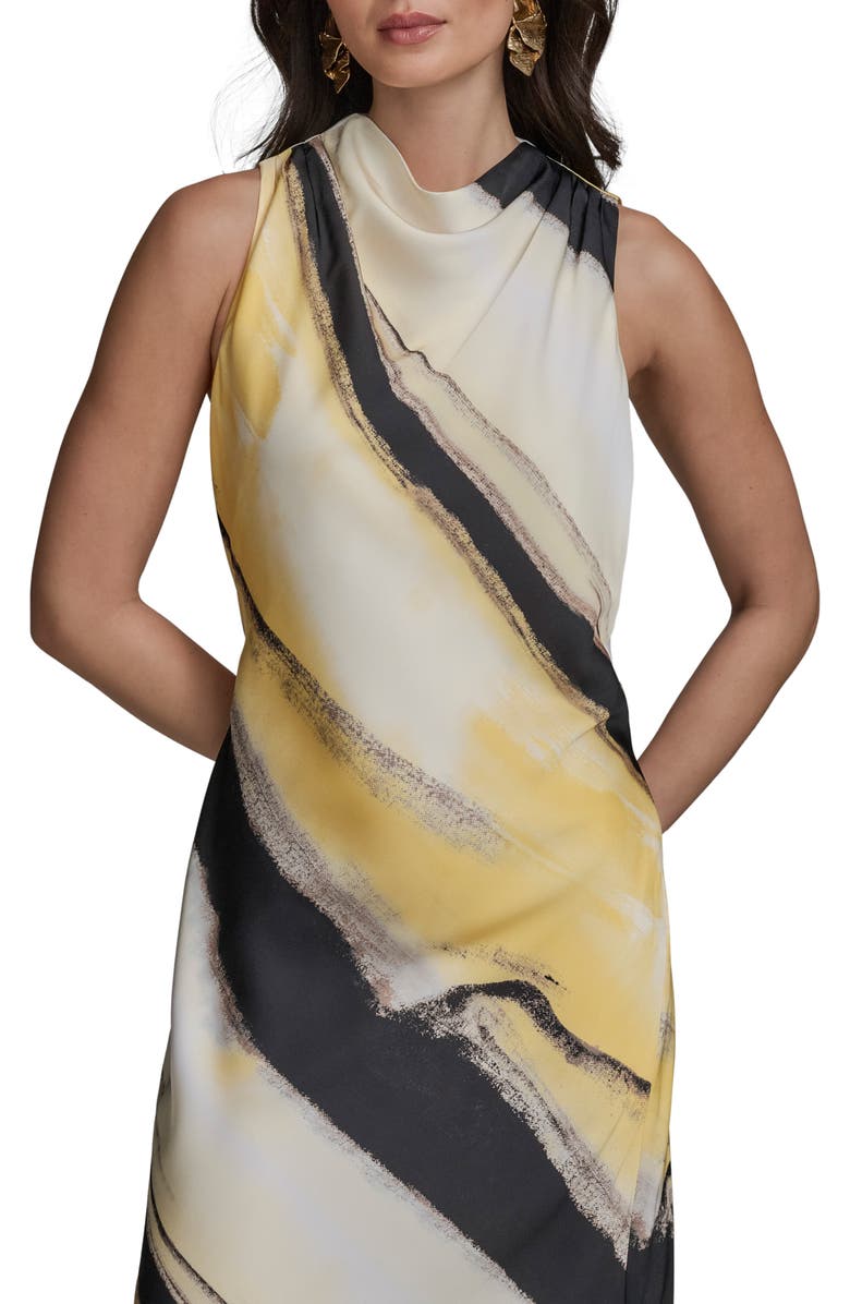 Donna Karan New York Print Sleeveless Maxi Dress, Alternate, color, 