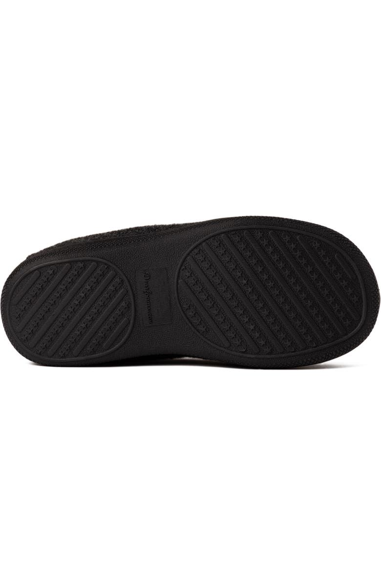 DEARFOAMS Kids Amari Moccasin Slipper, Alternate, color, Black