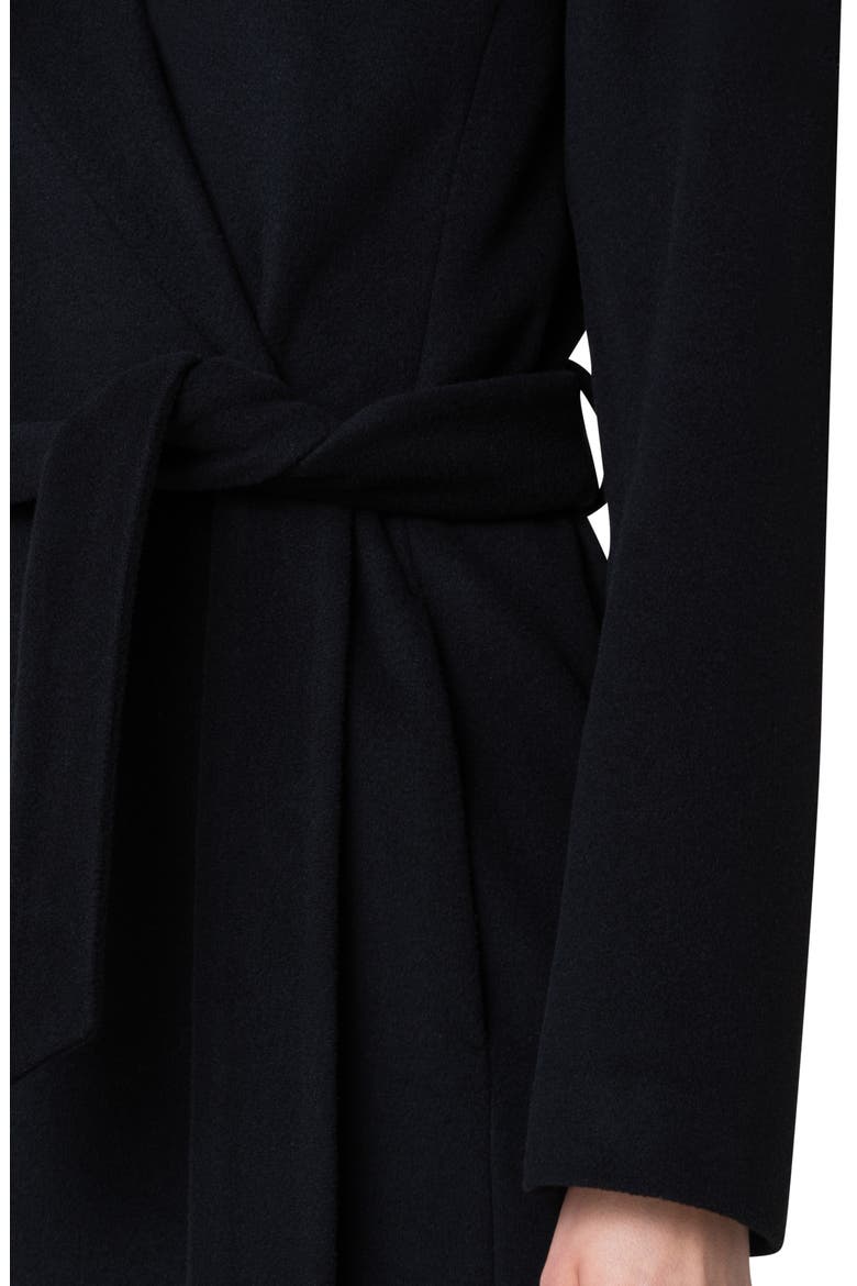 Wool Blend Coat, Alternate, color, BLACK