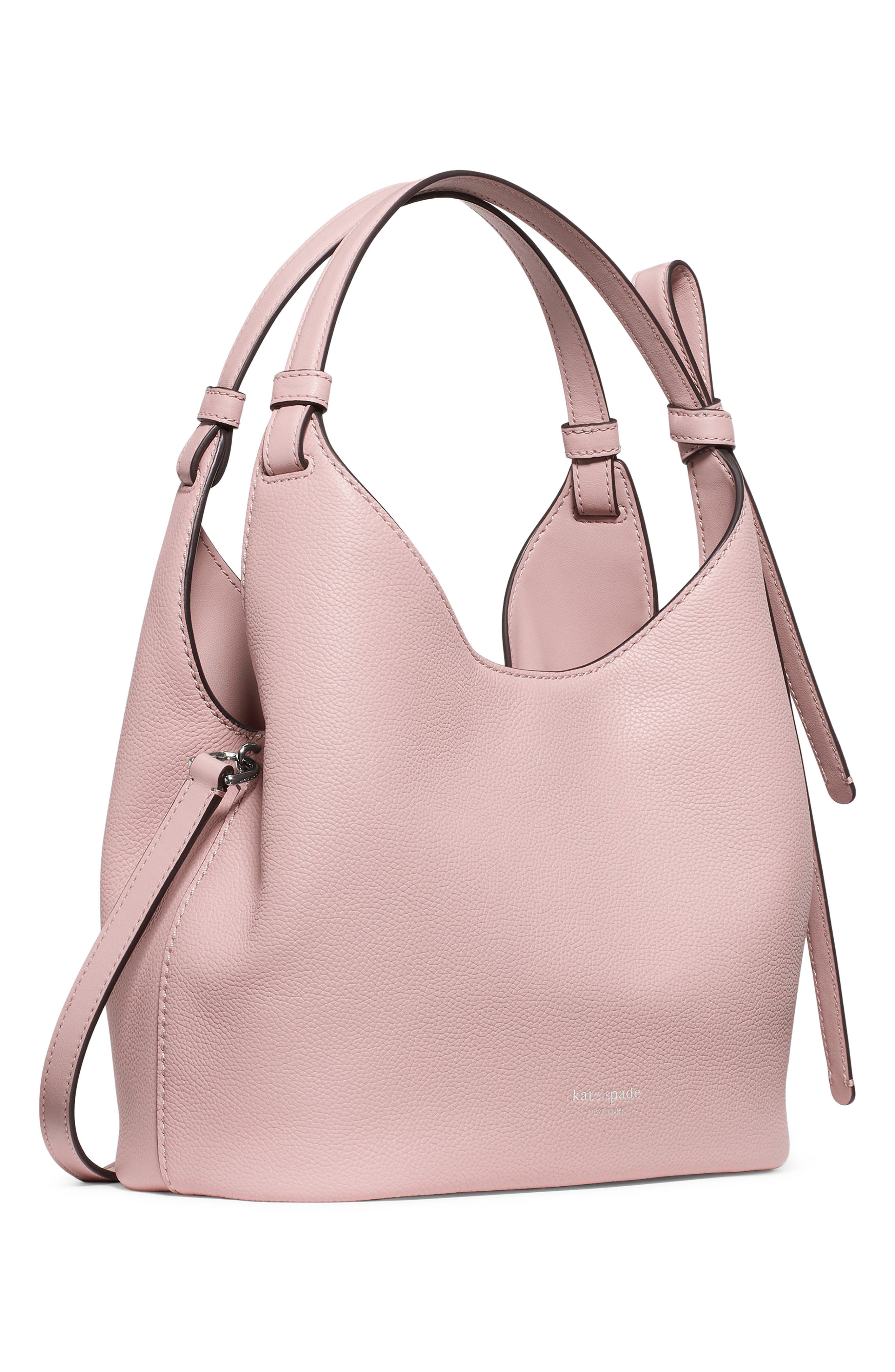 Loop Pebbled Leather Carryall Tote, Alternate, color, SMOKEY PETAL