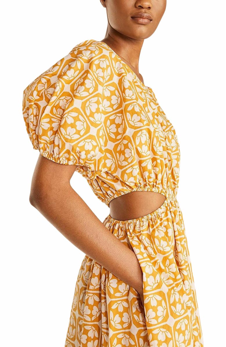 Rebecca Taylor Lattice Fleur Poplin Jumpsuit, Alternate, color,