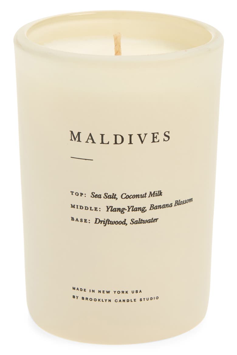 Maldives Scented Candle, Main, color, NO COLOR