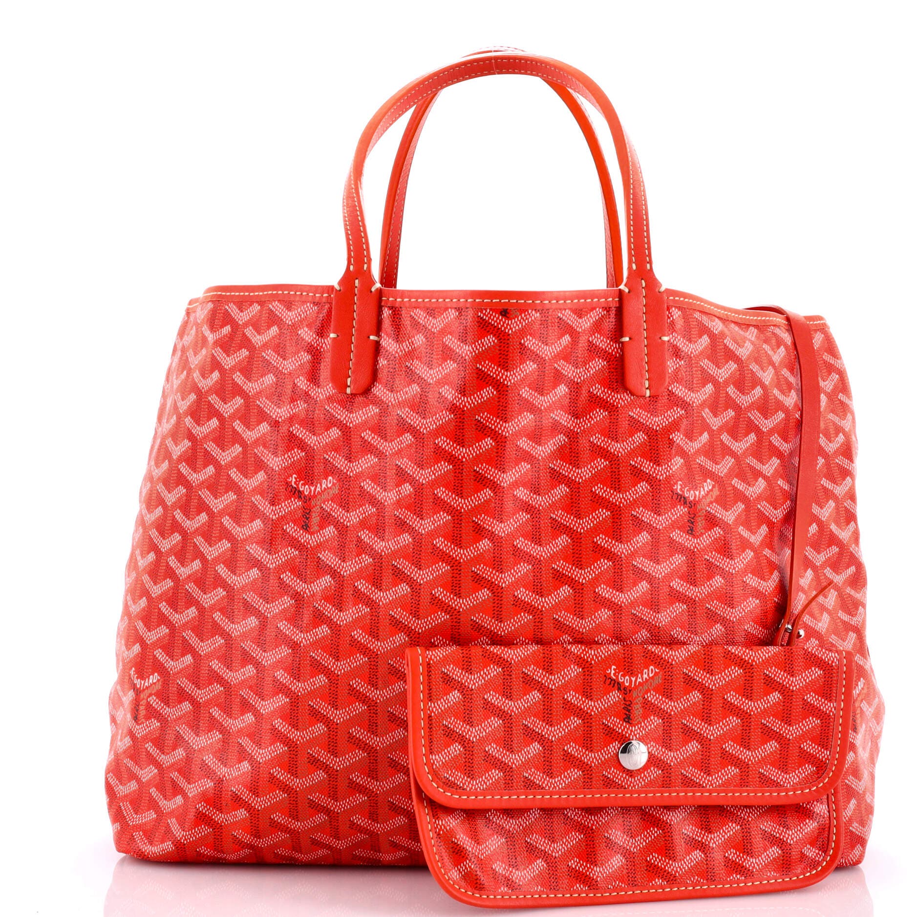 Pre-Owned Goyard Saint Louis Tote Coated Canvas PM, Alternate, color, 