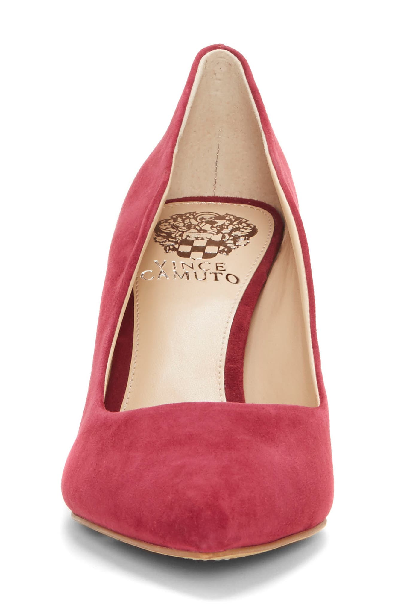 Jaynita Pointy Toe Pump, Alternate, color, SWEET BERRY SUEDE