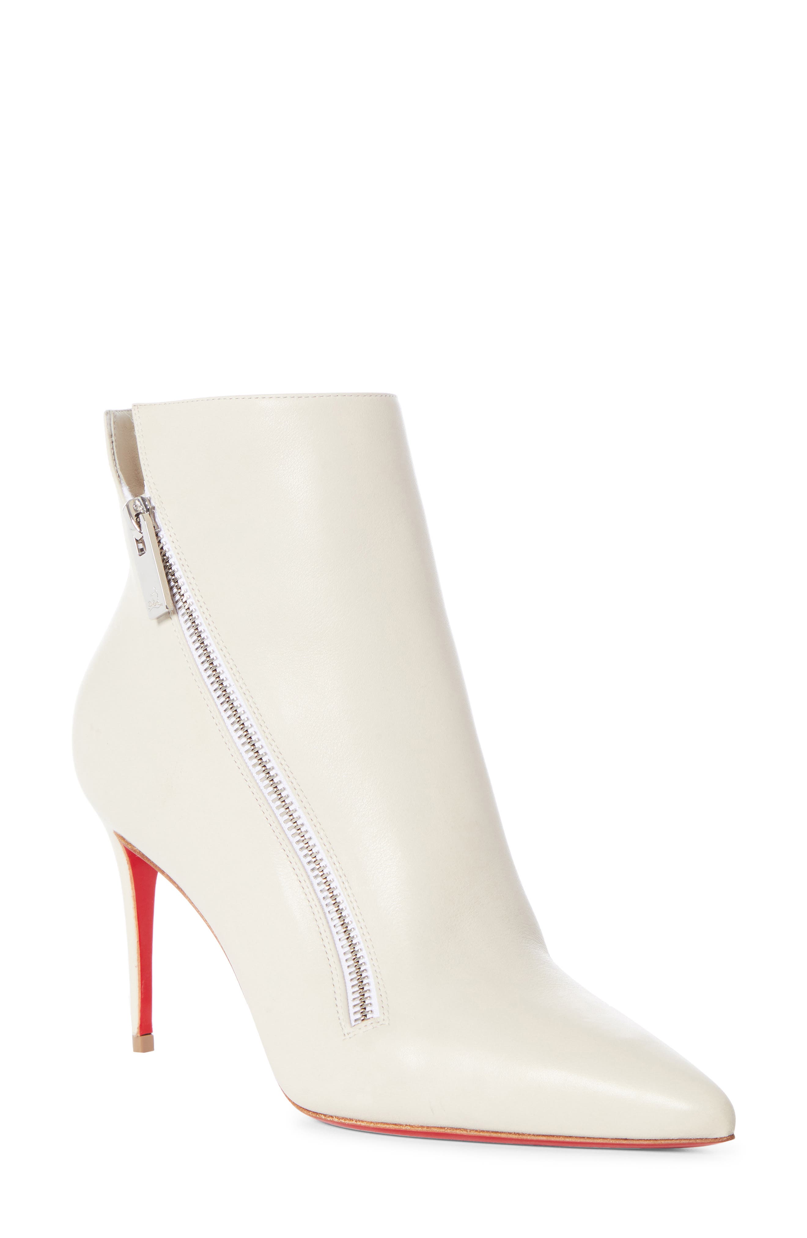 Birgikate Stiletto Bootie, Main, color, WHITE