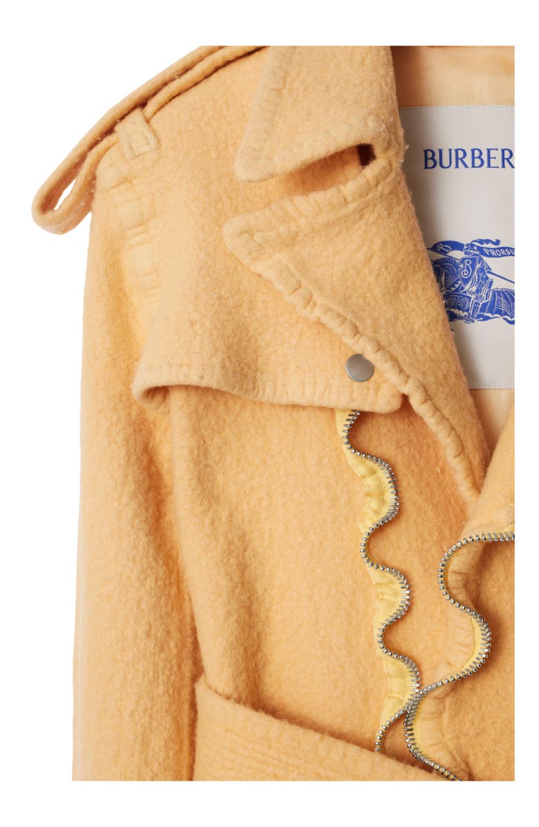 Burberry Wool Trench Coat, Alternate, color,