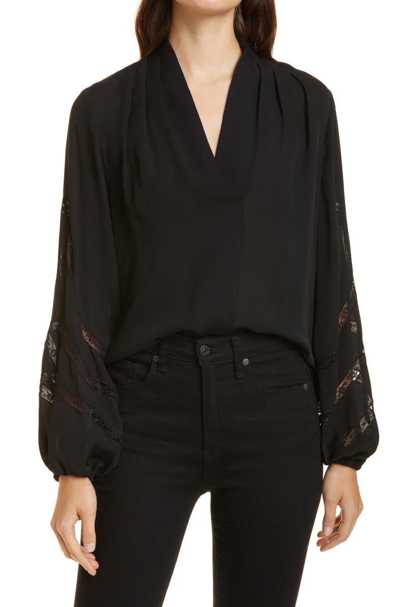 KOBI HALPERIN Lala Silk Blouse, Main, color, 