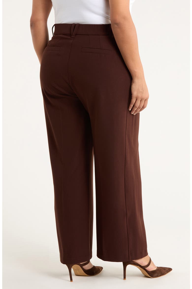 Skyrise Wide Leg Pants, Alternate, color, CHOCOLATE TRUFFLE