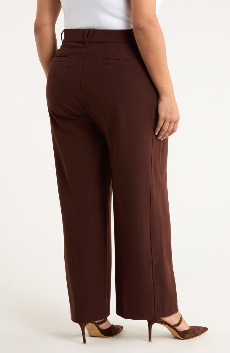 Wit & Wisdom Skyrise Wide Leg Pants, Alternate, color, Chocolate Truffle