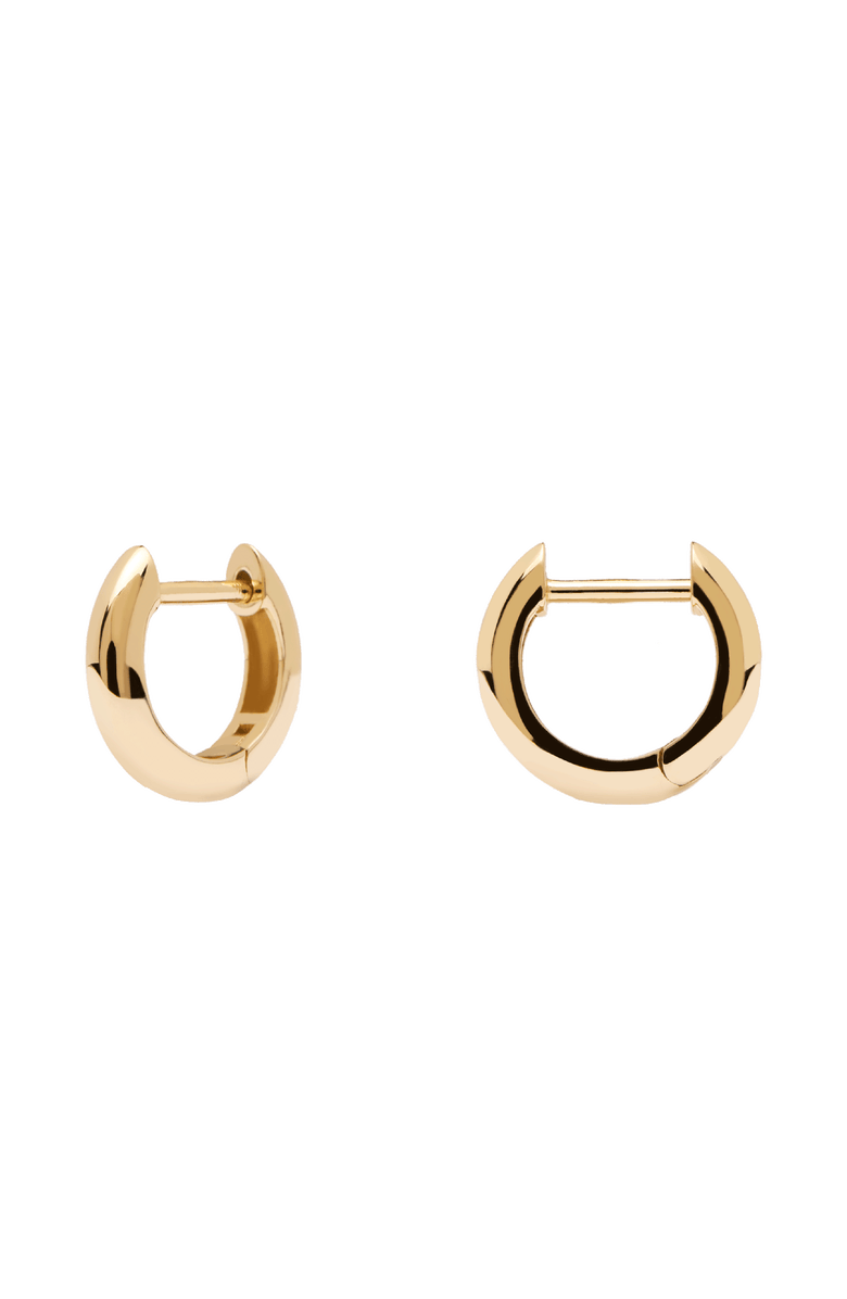 PDPAOLA Gold Bold Mini Hoops, Main, color,