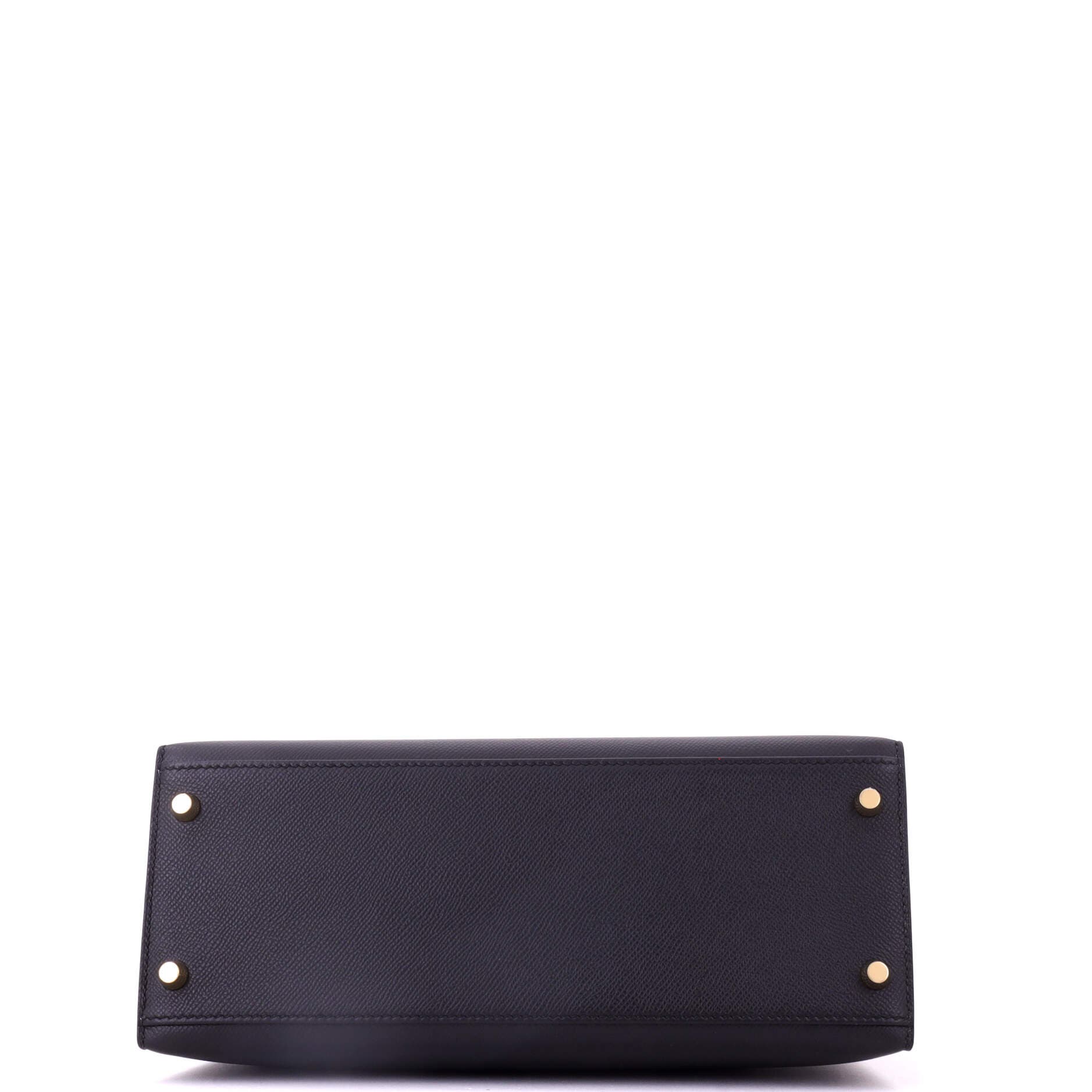 Pre-Owned Hermes Kelly Handbag Black Epsom with Gold Hardware 28, Alternate, color, Noir