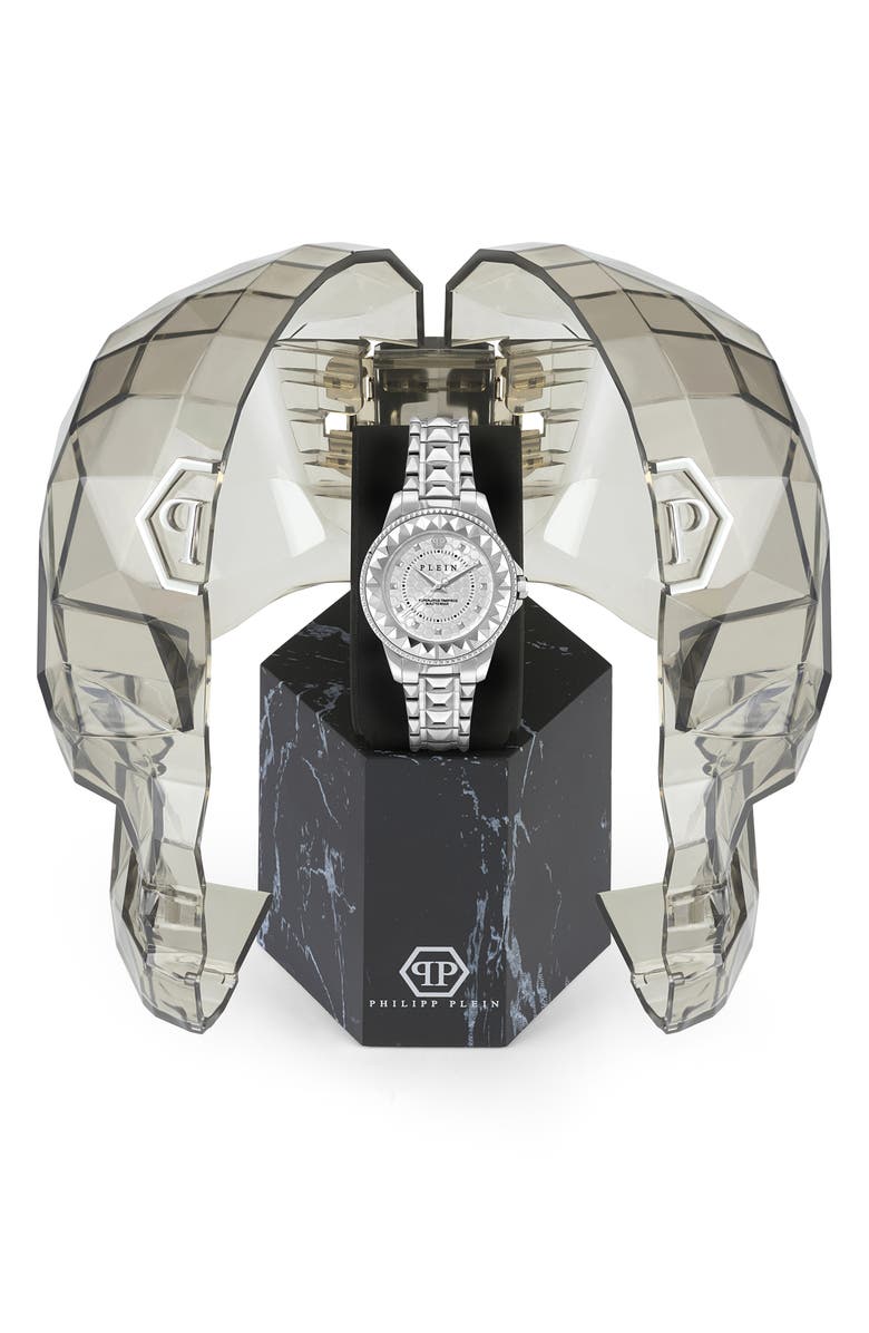 PHILIPP PLEIN Rock Bracelet Strap Watch, 38mm, Alternate, color, Stainless Steel