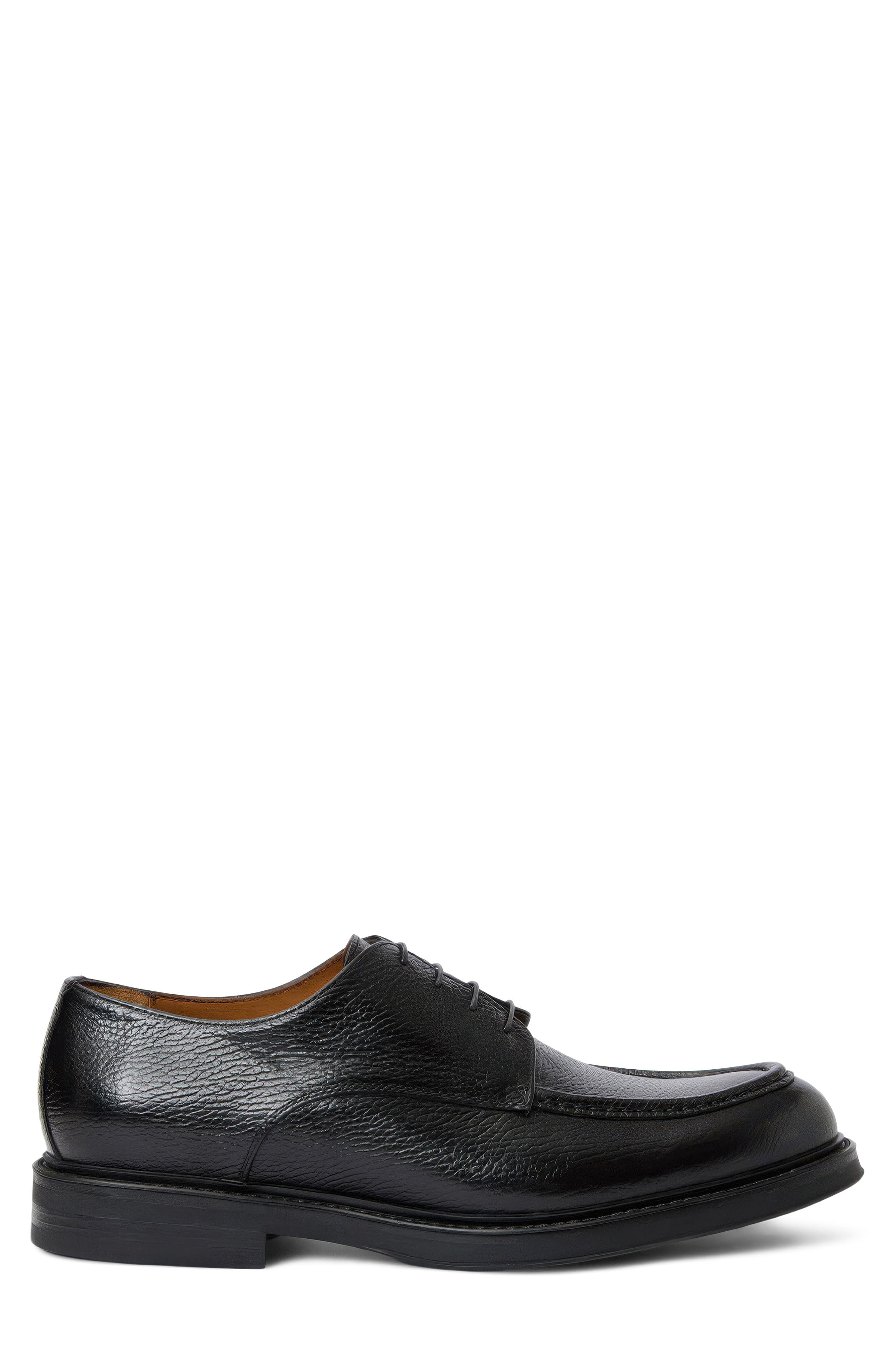 Berlino Water Repellent Derby, Alternate, color, BLACK TUMBLED