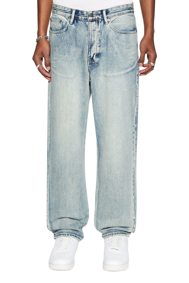 Anti K Punk Baggy Jeans, Main, color, DENIM