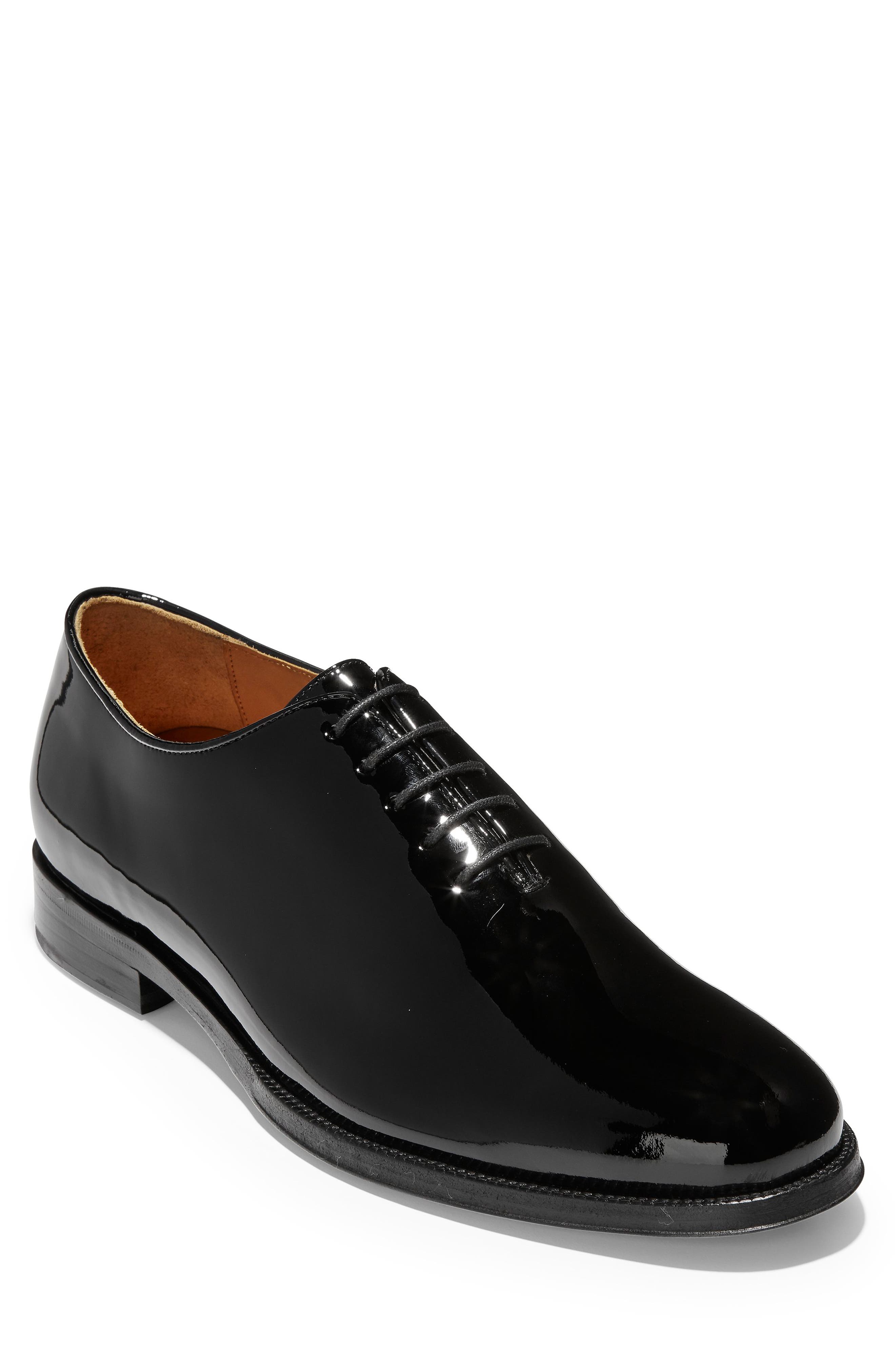 American Classics Gramercy Whole Cut Shoe, Main, color, BLACK PATENT LEATHER
