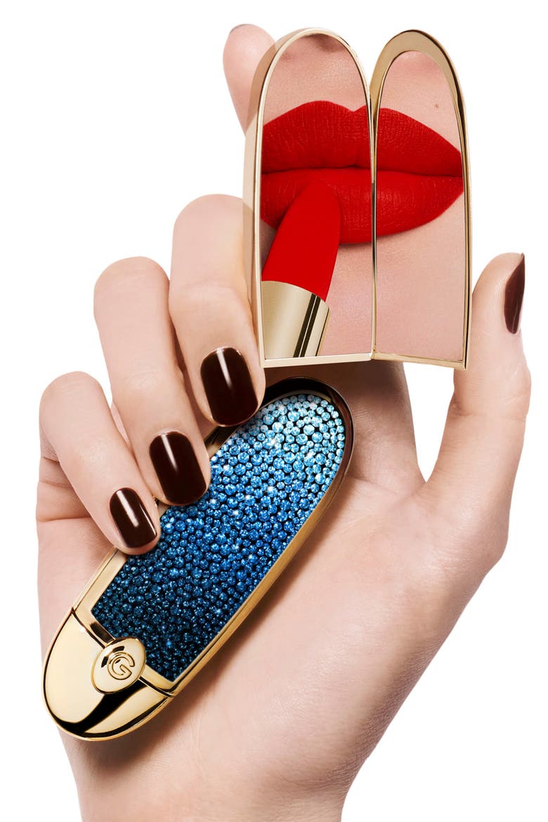 Rouge G Bleu Astral Refillable Lipstick Case, Alternate, color, BLEU ASTRAL