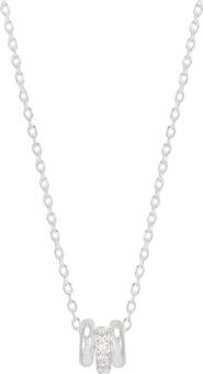 Estella Bartlett Triple Ring Pendant Necklace