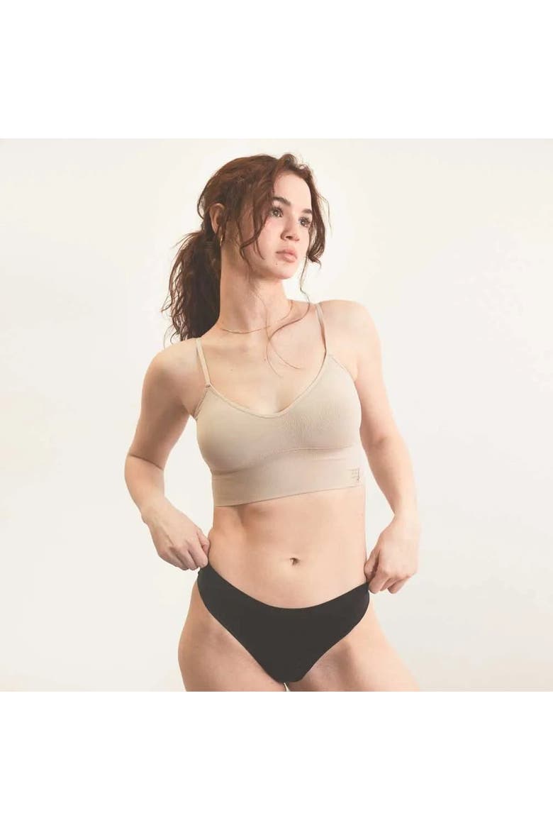 Everyday Longline Cami Bra Top, Alternate, color, Black