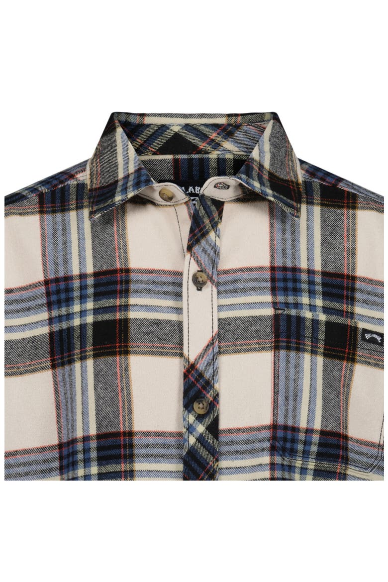 Kids' Flannel Shirt, Alternate, color, OATMEAL